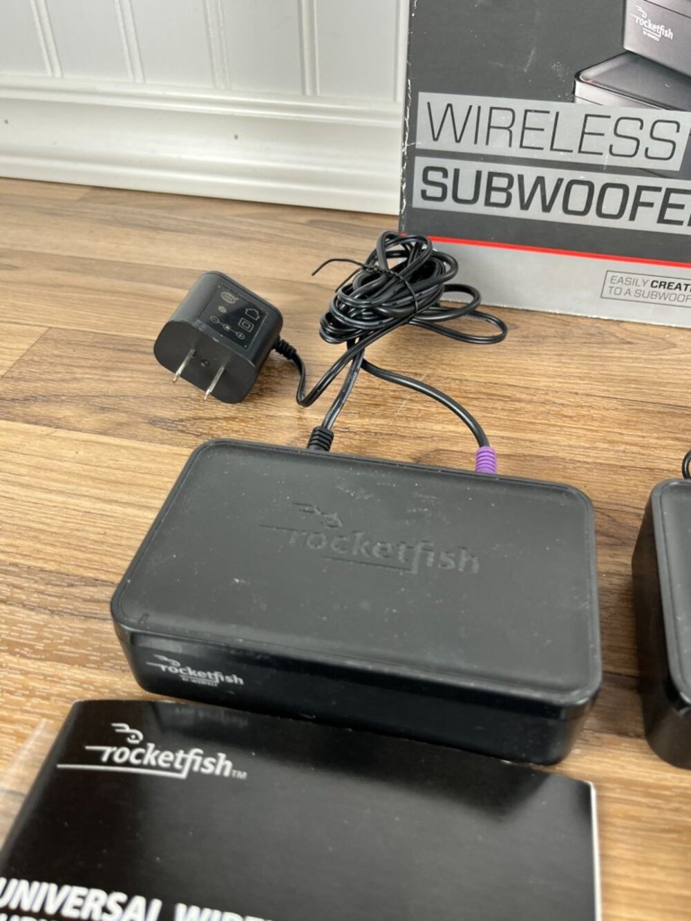 Rocketfish Wireless Subwoofer Sender/Receiver Kit Complete RF-WSW312 W/ Box - Picture 11 of 16